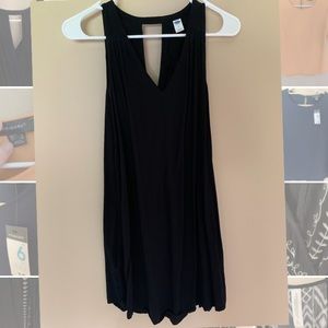 Old Navy Classic Black Cotton Shift Dress
